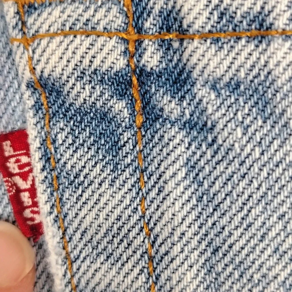 VTG Levis‎ 515 Special Reserve Jeans Light Wash Relaxed Fit USA Made 34x31 '97